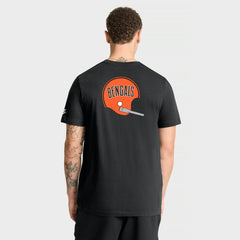 Cincinnati Bengals Rewind Front and Back Hit Essential T-Shirt Black - Nike