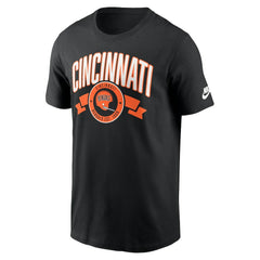 Cincinnati Bengals Rewind Front and Back Hit Essential T-Shirt Black - Nike