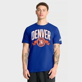 Denver Broncos Rewind Front and Back Hit Essential T-Shirt Royal - Nike