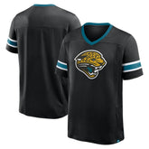 Jacksonville Jaguars Hometown Premium Hashmark V-Neck T-Shirt Black - Fanatics