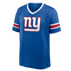 New York Giants Hometown Premium Hashmark V-Neck T-Shirt Royal - Fanatics
