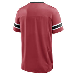 Arizona Cardinals Hometown Premium Hashmark V-Neck T-Shirt Cardinal - Fanatics