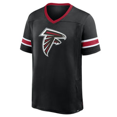 Atlanta Falcons Hometown Premium Hashmark V-Neck T-Shirt Black - Fanatics