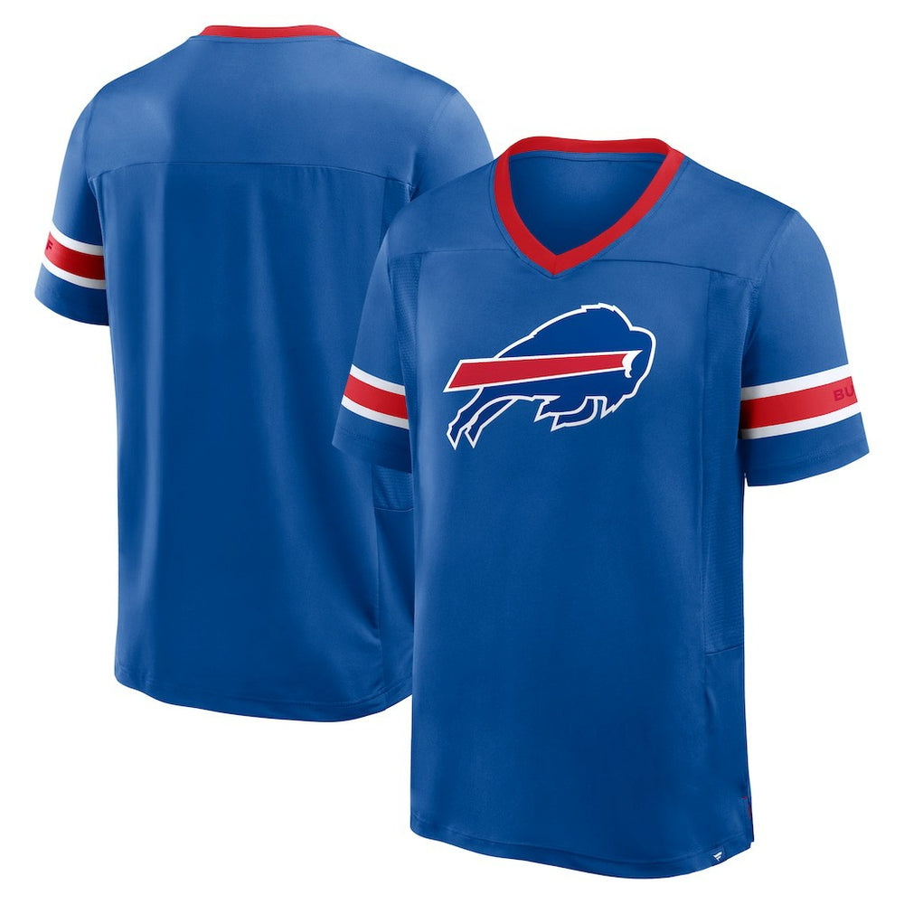 Buffalo Bills Hometown Premium Hashmark V-Neck T-Shirt Royal - Fanatics