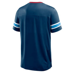 Houston Texans Redzone Hashmark V-Neck T-Shirt Navy - Fanatics
