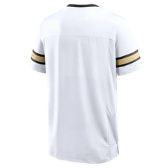 New Orleans Saints Redzone Hashmark V-Neck T-Shirt White - Fanatics