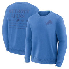 Detroit Lions Deep Route Pullover Sweatshirt Blue - Fanatics