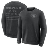 San Francisco 49ers Deep Route Pullover Sweatshirt Black - Fanatics