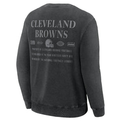 Cleveland Browns Deep Route Pullover Sweatshirt Black - Fanatics
