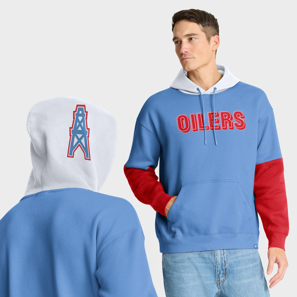 Tennessee Titans Helmet Retro Pullover Hoodie Light Blue - Fanatics