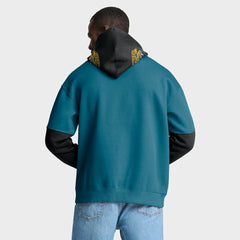 Jacksonville Jaguars Helmet Retro Pullover Hoodie Teal - Fanatics