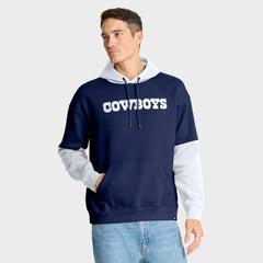 Dallas Cowboys Helmet Retro Pullover Hoodie Navy - Fanatics