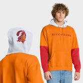 Tampa Bay Buccaneers Helmet Retro Pullover Hoodie Tan - Fanatics