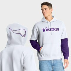 Minnesota Vikings Helmet Alt Pullover Hoodie White - Fanatics