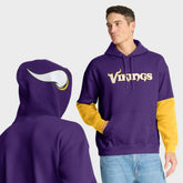 Minnesota Vikings Helmet Pullover Hoodie Purple - Fanatics