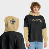 New Orleans Saints Helmet Pullover Hoodie Black - Fanatics