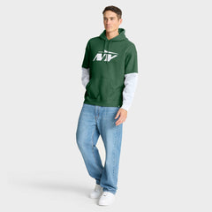 New York Jets Helmet Pullover Hoodie Green - Fanatics