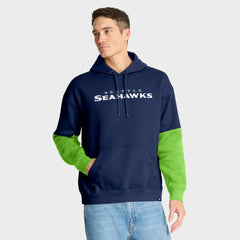 Seattle Seahawks Helmet Pullover Hoodie College Navy - Fanatics