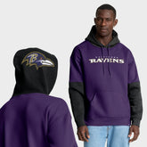 Baltimore Ravens Helmet Pullover Hoodie Purple - Fanatics