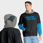 Carolina Panthers Helmet Pullover Hoodie Black - Fanatics
