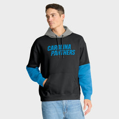 Carolina Panthers Helmet Pullover Hoodie Black - Fanatics