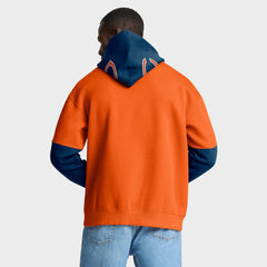 Chicago Bears Helmet Pullover Hoodie Orange - Fanatics