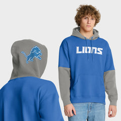 Detroit Lions Helmet Pullover Hoodie Blue - Fanatics