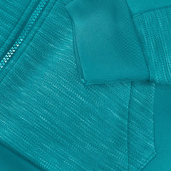 Miami Dolphins Checkdown Pass Full-Zip Hoodie Aqua - Fanatics