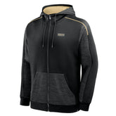 New Orleans Saints Checkdown Pass Full-Zip Hoodie Black - Fanatics