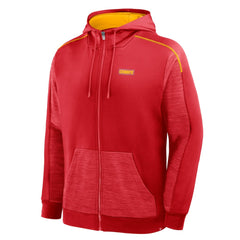 Kansas City Chiefs Checkdown Pass Full-Zip Hoodie Red - Fanatics