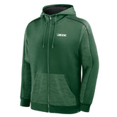 New York Jets Checkdown Pass Full-Zip Hoodie Green - Fanatics