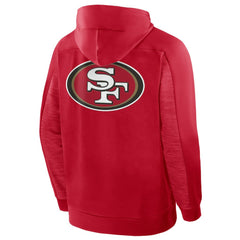 San Francisco 49ers Checkdown Pass Full-Zip Hoodie Scarlet - Fanatics