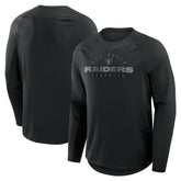 Las Vegas Raiders Coverage Scheme Long Sleeve T-Shirt Black - Fanatics
