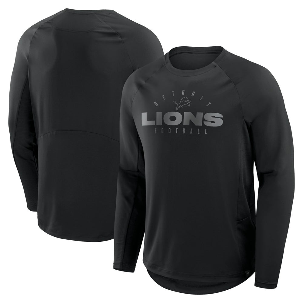 Detroit Lions Coverage Scheme Long Sleeve T-Shirt Black - Fanatics