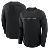 Dallas Cowboys Coverage Scheme Long Sleeve T-Shirt Black - Fanatics