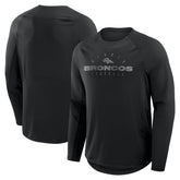 Denver Broncos Coverage Scheme Long Sleeve T-Shirt Black - Fanatics