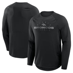 Denver Broncos Coverage Scheme Long Sleeve T-Shirt Black - Fanatics