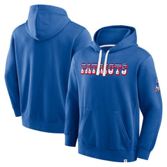 New England Patriots New Horizons Heritage Pullover Hoodie Royal - Fanatics