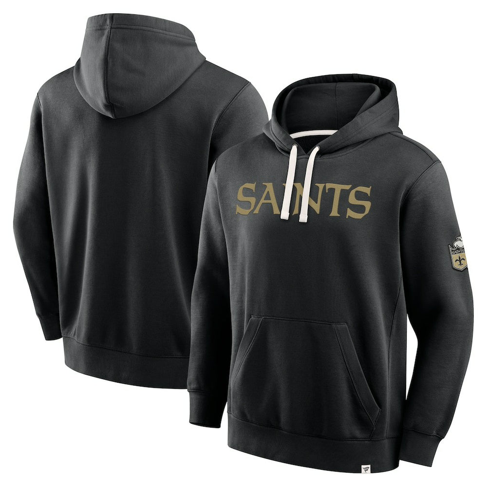 New Orleans Saints New Horizons Heritage Pullover Hoodie Black - Fanatics