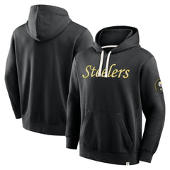 Pittsburgh Steelers New Horizons Heritage Pullover Hoodie Black - Fanatics