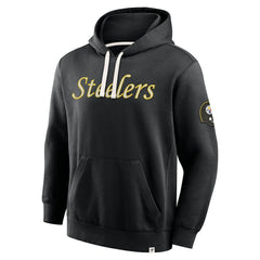 Pittsburgh Steelers New Horizons Heritage Pullover Hoodie Black - Fanatics