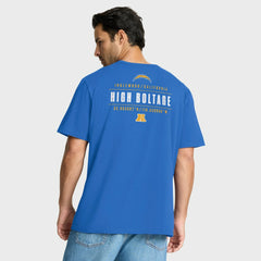 Los Angeles Chargers Passing Pocket Legacy T-Shirt Powder Blue - Fanatics