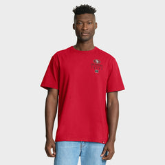 San Francisco 49ers Passing Pocket Legacy T-Shirt Scarlet - Fanatics