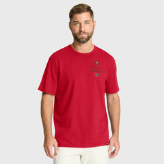 Tampa Bay Buccaneers Passing Pocket Legacy T-Shirt Red - Fanatics