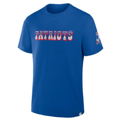 New England Patriots Elevated Classic Legacy T-Shirt Royal - Fanatics