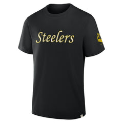 Pittsburgh Steelers Elevated Classic Legacy T-Shirt Black - Fanatics
