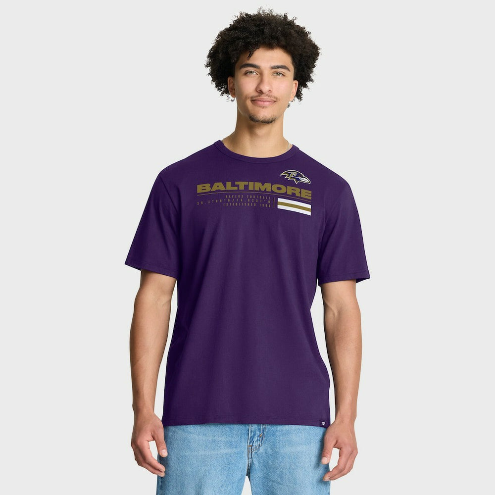 Baltimore Ravens Chop Block Legacy T-Shirt Purple - Fanatics