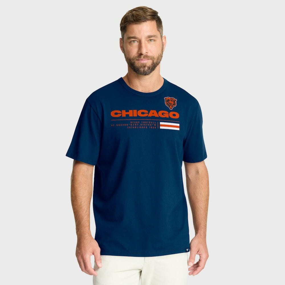 Chicago Bears Chop Block Legacy T-Shirt Navy - Fanatics