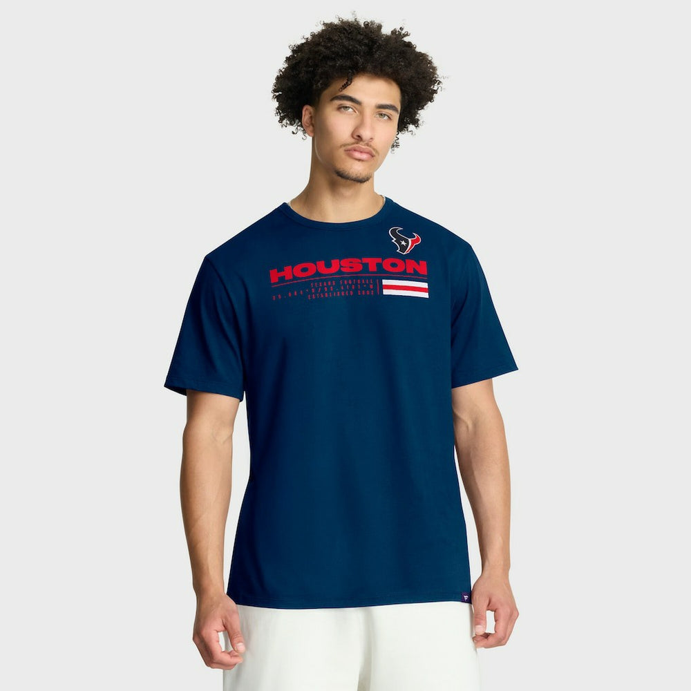 Houston Texans Chop Block Legacy T-Shirt Navy - Fanatics