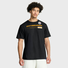 Pittsburgh Steelers Chop Block Legacy T-Shirt Black - Fanatics